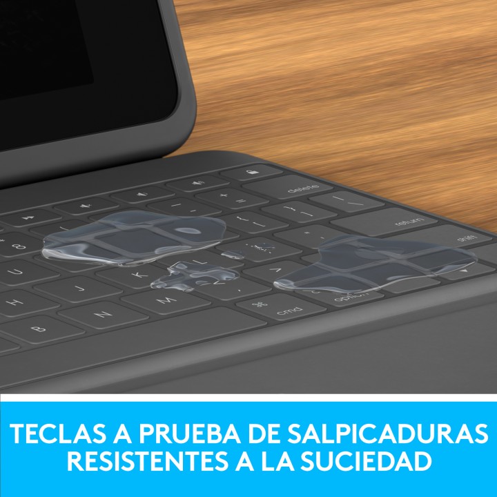 Funda+Teclado LOGITECH iPad Gen7 Grafito (920-009317)