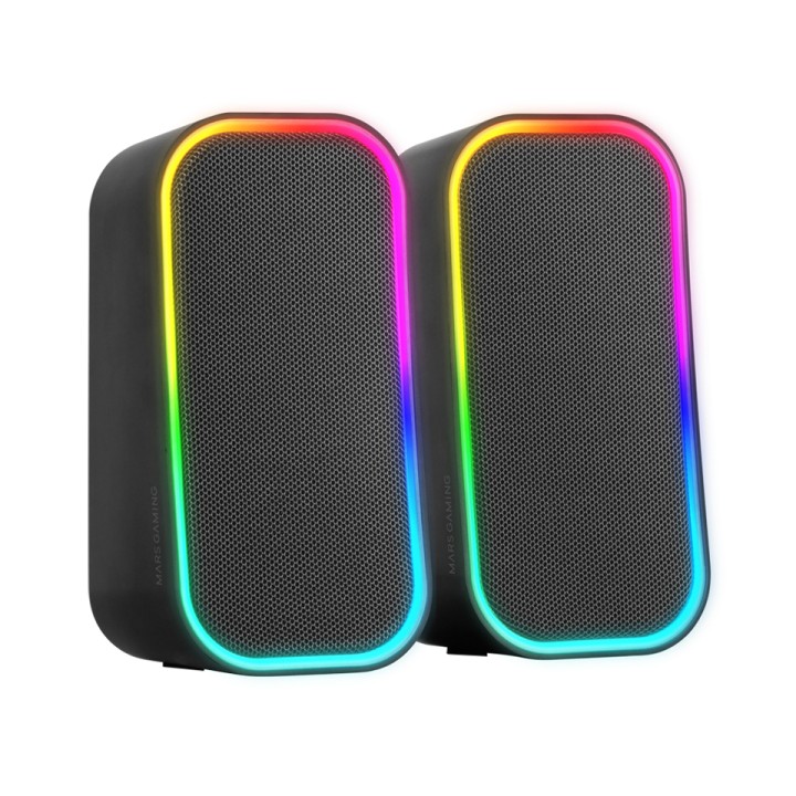 Altavoces Mars Gaming RGB 2.0 20W BT Negros (MSOM)
