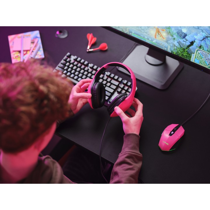 Auric+Micro Trust GTX415 Zirox 3.5mm Rosa (24992)