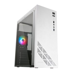 Caja Mars Gaming FRGB ATX mATX Mini-ITX Blanca (MC100W)