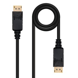 Nanocable DP/M a DP/M 1.5m Negro (10.15.2301-L150)