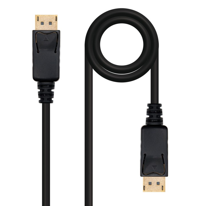 Nanocable DP/M a DP/M 1.5m Negro (10.15.2301-L150)