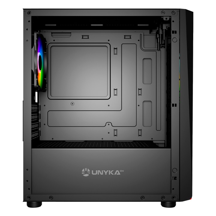 Caja UNYKA Mini Glayze ARGB mATX Negra (UK113021)