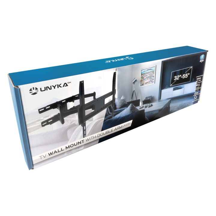 Soporte pared UNYKA UK1280 32-55" Incl./Gira (UK740401)