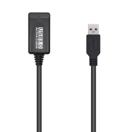Cable AISENS USB-A/M a USB-A/H 5m Negro (A105-0525)