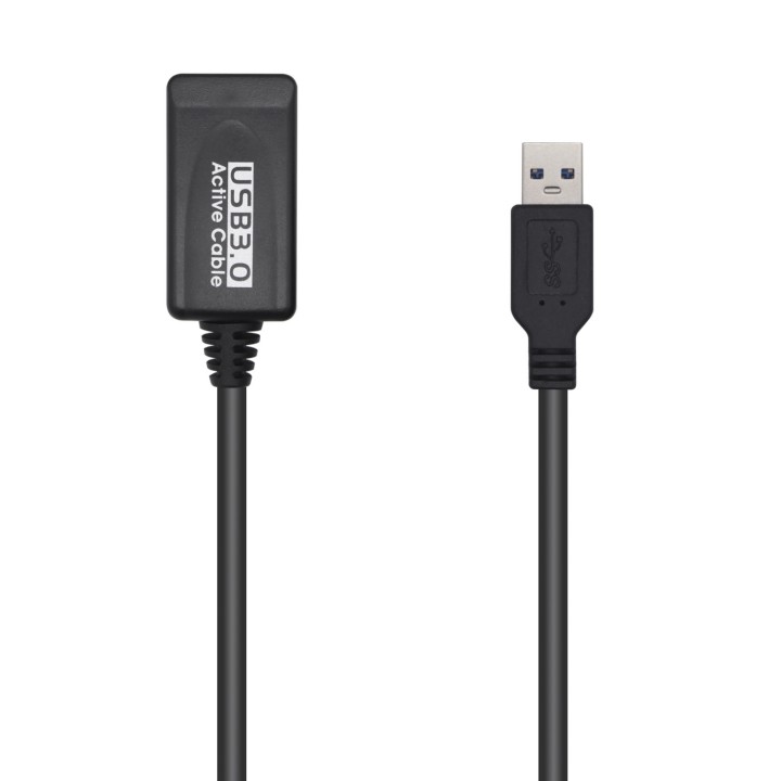 Cable AISENS USB-A/M a USB-A/H 5m Negro (A105-0525)