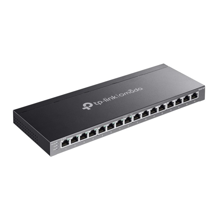 Switch TP-Link 16xRJ45 GbE PoE+ Rack Negro (TL-SG2016P)