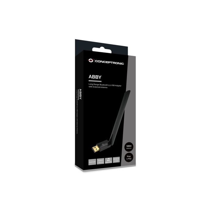 Adaptador CONCEPTRONIC USB Bluetooth 5.3 100m (ABBY17B)