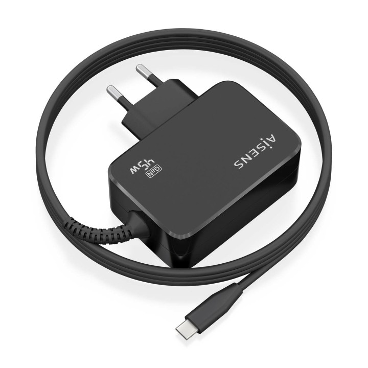 Cargador Pared AISENS USB-C 45W (ASCH-1PD45WL032-BK)