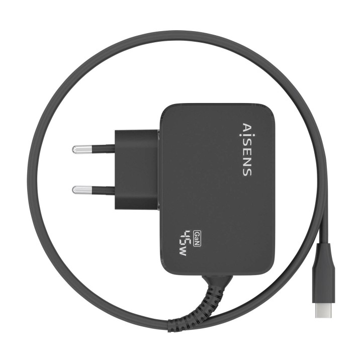 Cargador Pared AISENS USB-C 45W (ASCH-1PD45WL032-BK)