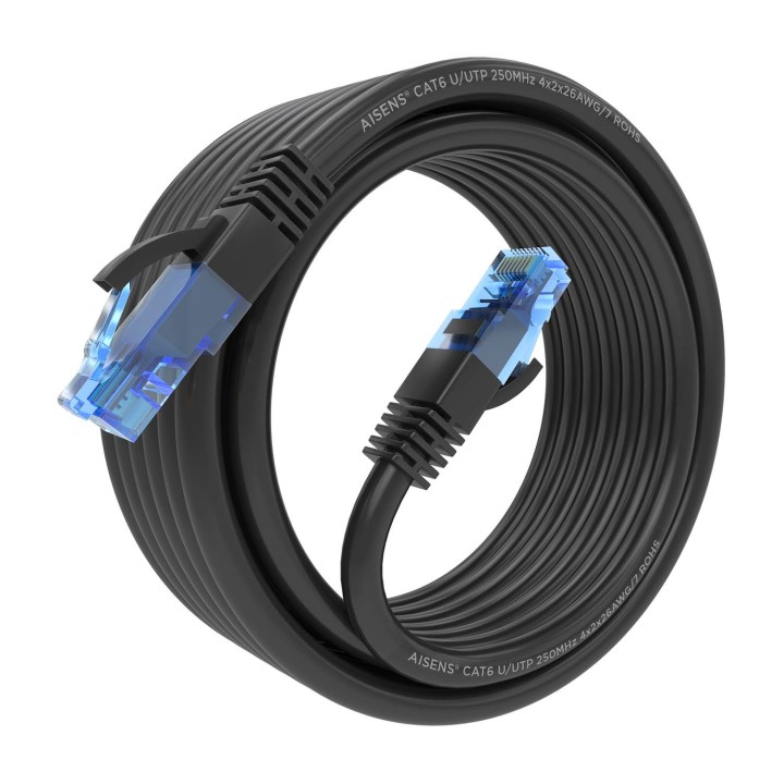 Cable AISENS RJ45 Cat.6 UTP CCA 5m Negro (A135-0848)