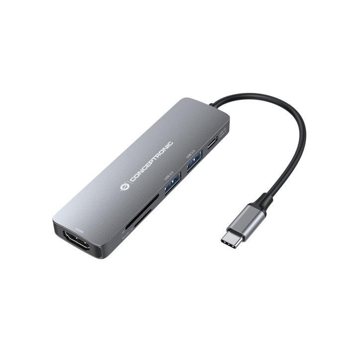 Docking CONCEPTRONIC USB-C 6en1 PD 60W (DONN11G)