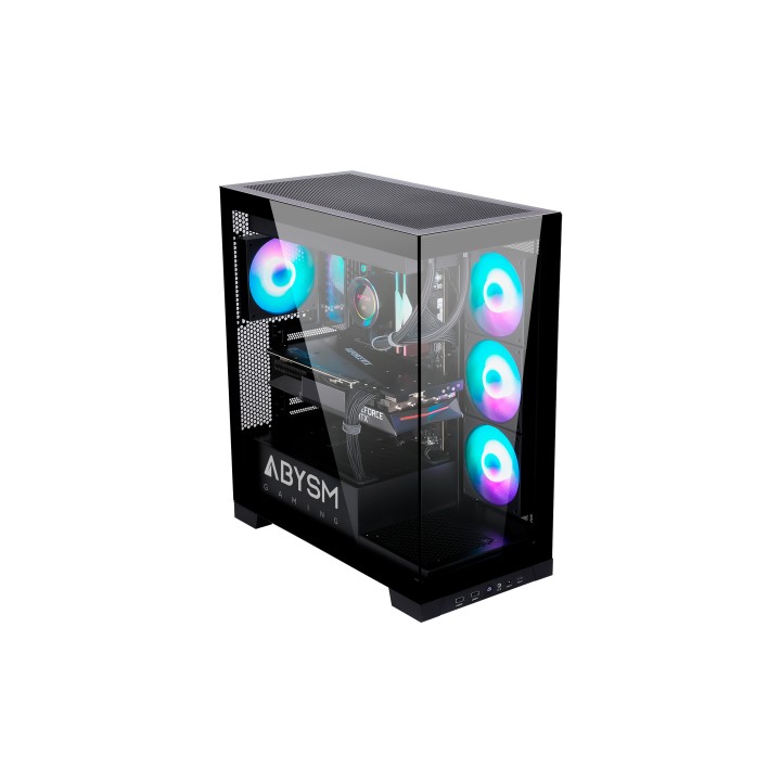 Caja Abysm Danube Sava H500 ARGB ATX Negra (AB123511)