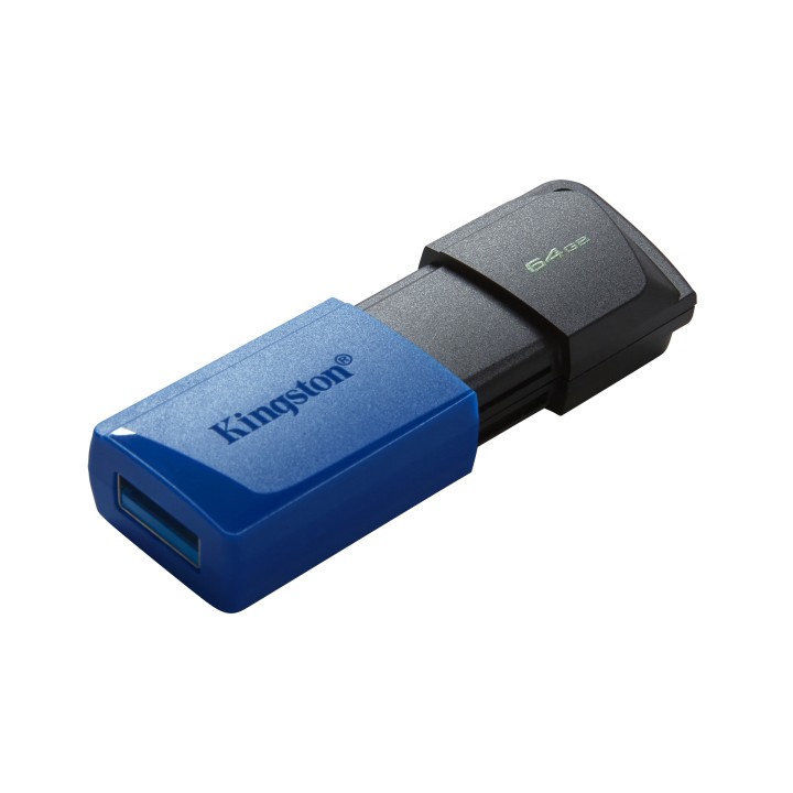 Pendrive Kingston 64Gb USB-A 3.0 Negro/Azul (DTXM/64GB)