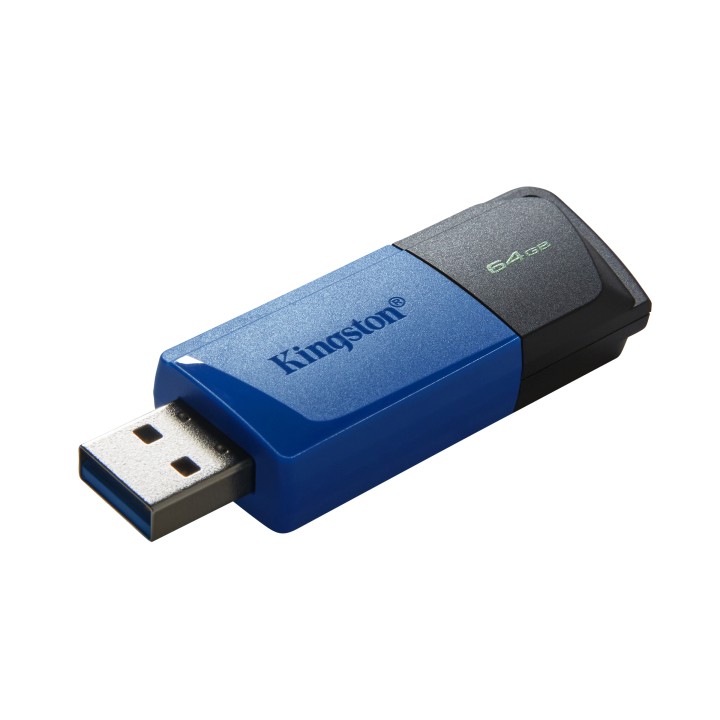 Pendrive Kingston 64Gb USB-A 3.0 Negro/Azul (DTXM/64GB)
