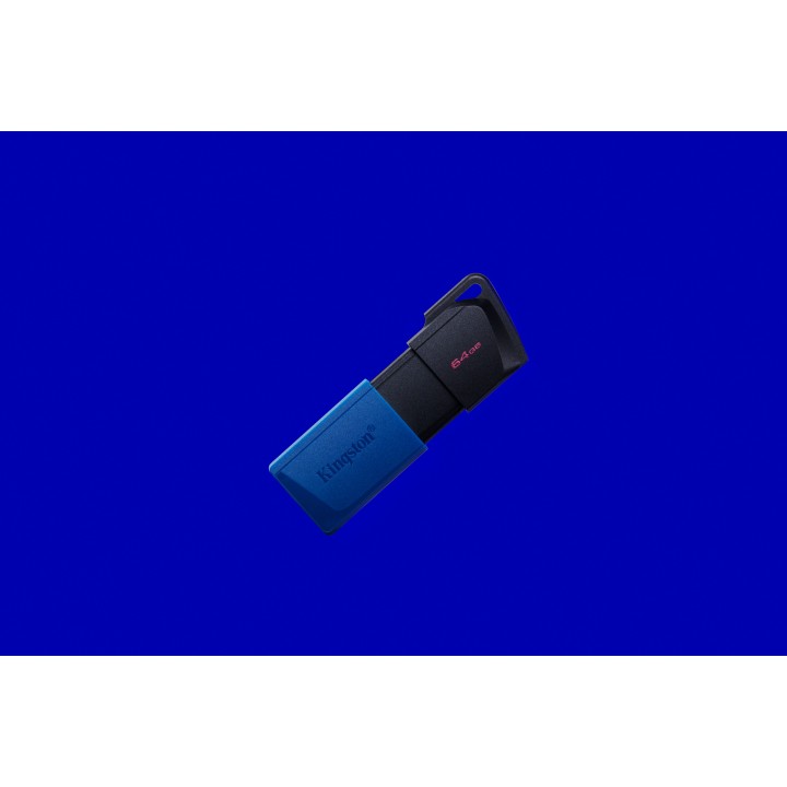 Pendrive Kingston 64Gb USB-A 3.0 Negro/Azul (DTXM/64GB)