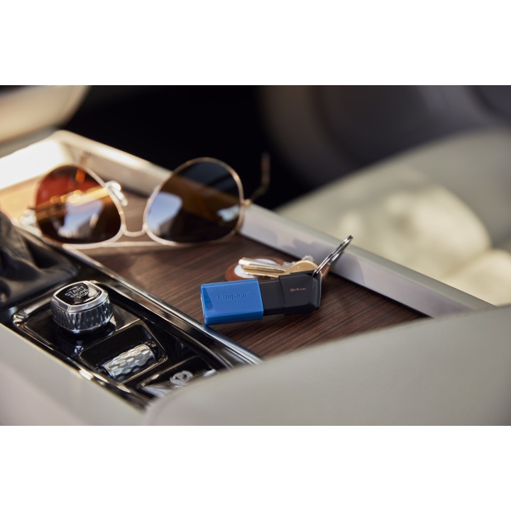 Pendrive Kingston 64Gb USB-A 3.0 Negro/Azul (DTXM/64GB)