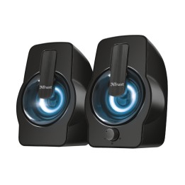 Altavoces Trust Gemi 2.0 6W RGB 3.5mm Negros (22948)
