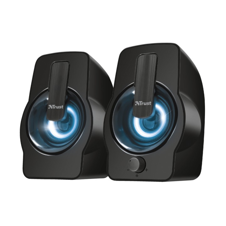 Altavoces Trust Gemi 2.0 6W RGB 3.5mm Negros (22948)
