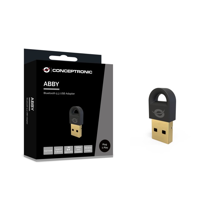 Adaptador CONCEPTRONIC USB Bluetooth 5.3 20m (ABBY16B)