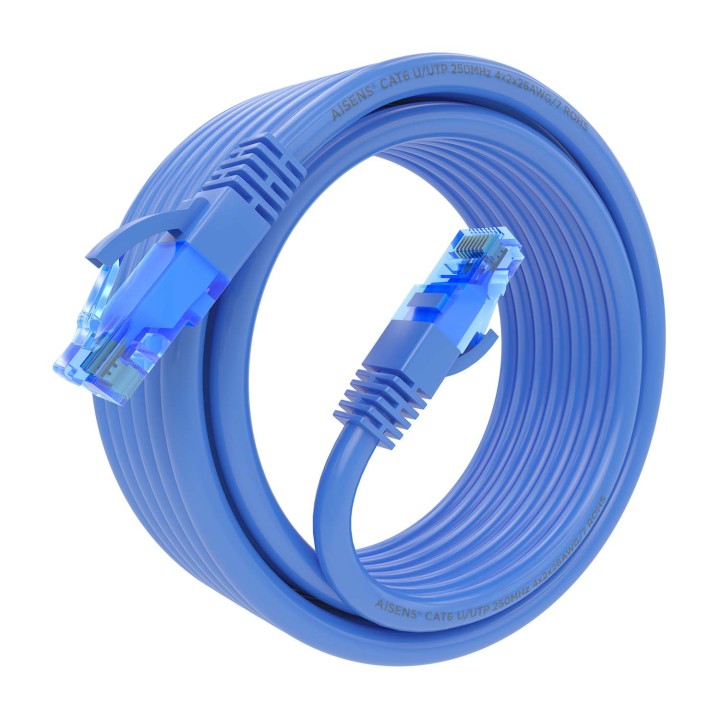 Cable AISENS RJ45 Cat.6 UTP CCA 5m Azul (A135-0804)