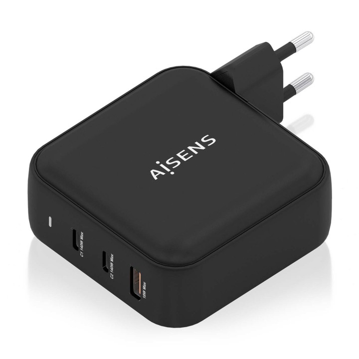 Cargador Pared AISENS 1USB-A 2USB-C (ASCH-140W3P031-BK)