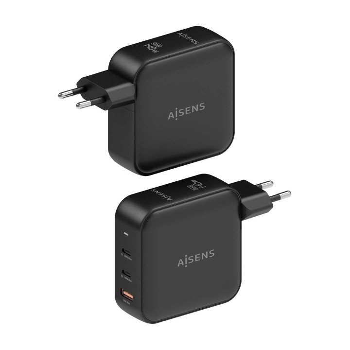 Cargador Pared AISENS 1USB-A 2USB-C (ASCH-140W3P031-BK)