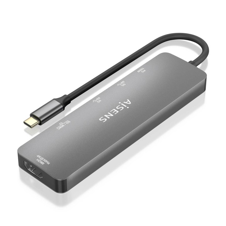 Dock AISENS USB-C a 2USB-A/HDMI/USB-C (ASUC-6P016-GR)