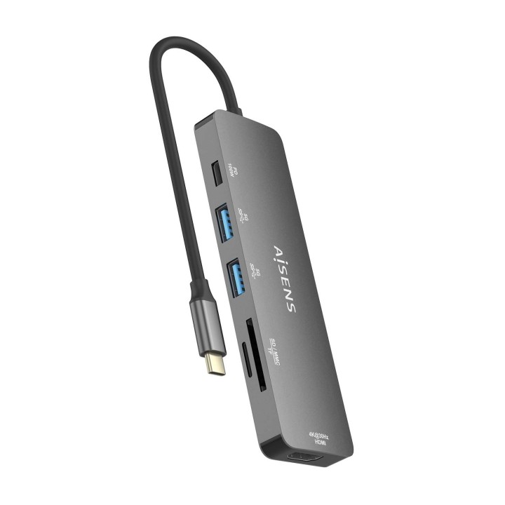 Dock AISENS USB-C a 2USB-A/HDMI/USB-C (ASUC-6P016-GR)