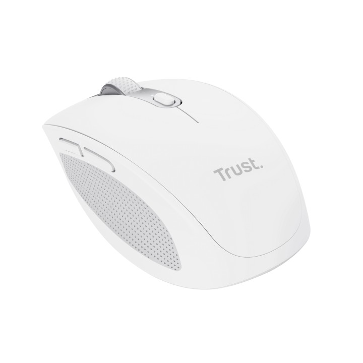 Ratón Trust Ozaa Óptico RF/Bluetooth Blanco (24933)