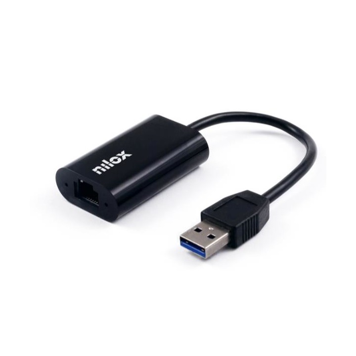 Adaptador de red NILOX USB-A a Ethernet RJ45 (NXADAP05)