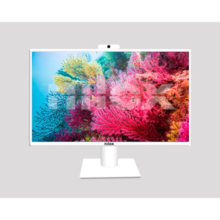 Monitor NILOX 24" LED VA FHD WebCam Blanco(NXM24RWC01W)