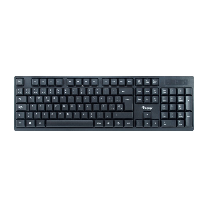 Teclado+Raton EQUIP Life RF Óptico Negro (EQ245221)