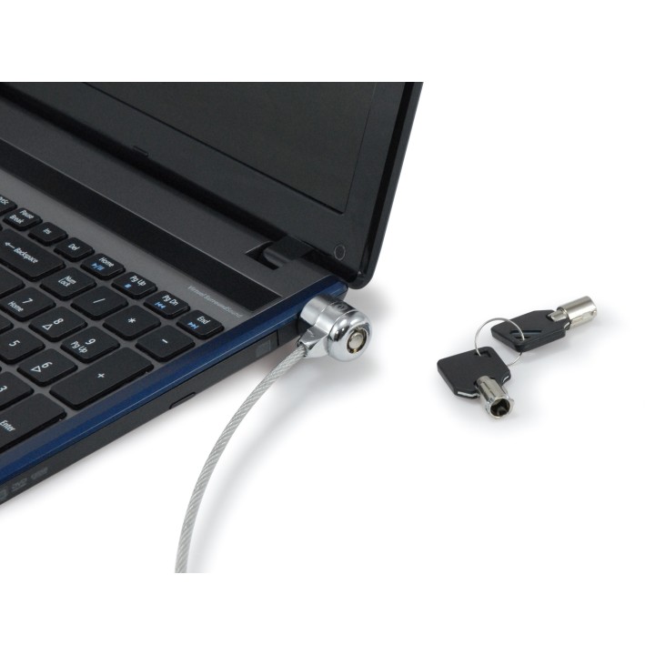 Cable Seguridad CONCEPTRONIC 1.5m 2 Llaves(CNBSLOCK15T)