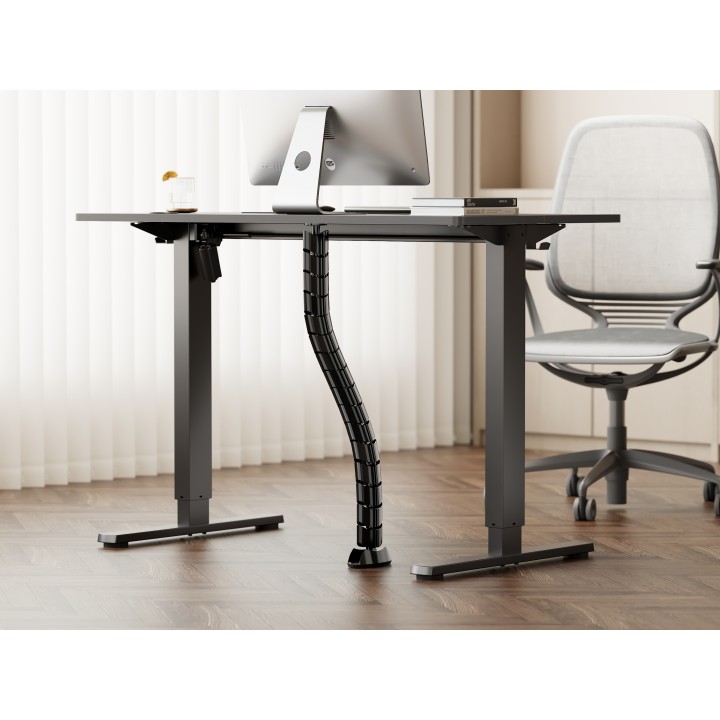 Organizador de Cables EQUIP Doble Canal Negro(EQ650861)