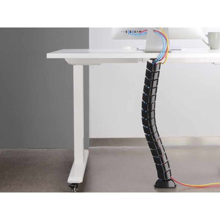 Organizador de Cables EQUIP Doble Canal Negro(EQ650861)