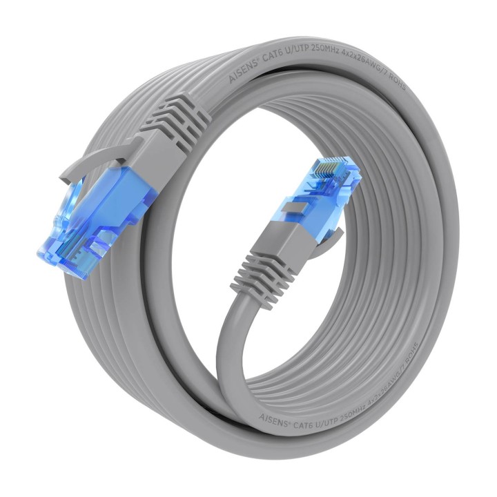 Cable AISENS RJ45 Cat.6 AWG26 CCA 5m Gris (A135-0780)