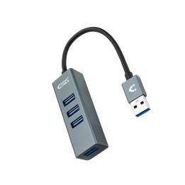 Hub Nanocable USB-A 3.0 a 4xUSB-A 3.1 Gris (10.16.4402)
