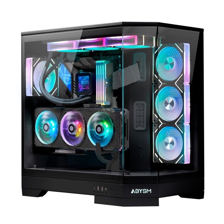Caja Abysm Danube Sava H600 ARGB ATX Negra (AB130211)