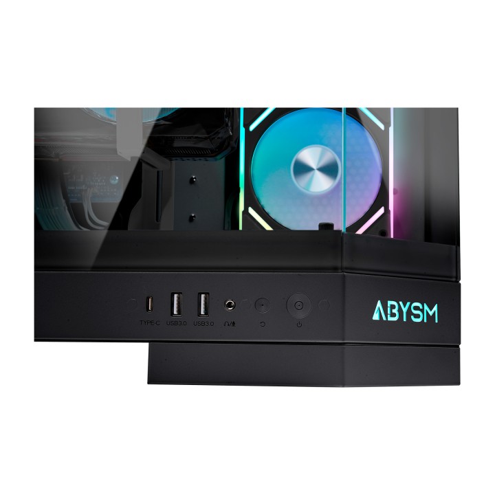 Caja Abysm Danube Sava H600 ARGB ATX Negra (AB130211)