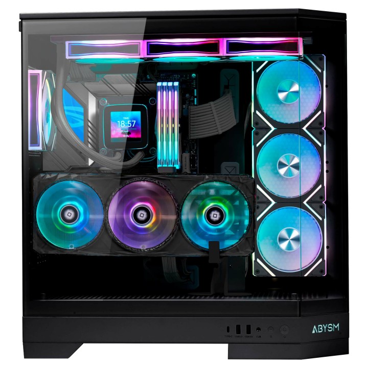 Caja Abysm Danube Sava H600 ARGB ATX Negra (AB130211)