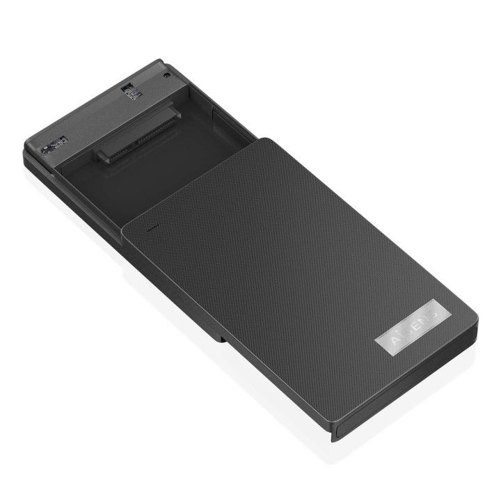 Caja Externa AISENS 2.5" SATA USB-C Negra (ASE-2541B)