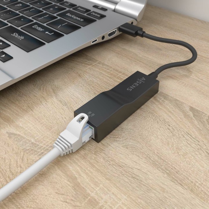 Adaptador AISENS USB-A 3.0/M a RJ45/H 15cm (A106-0766)