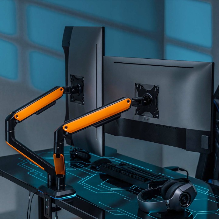 Soporte Mesa AISENS 17-32" RGB 2 Brazos (DT32TSR-251)