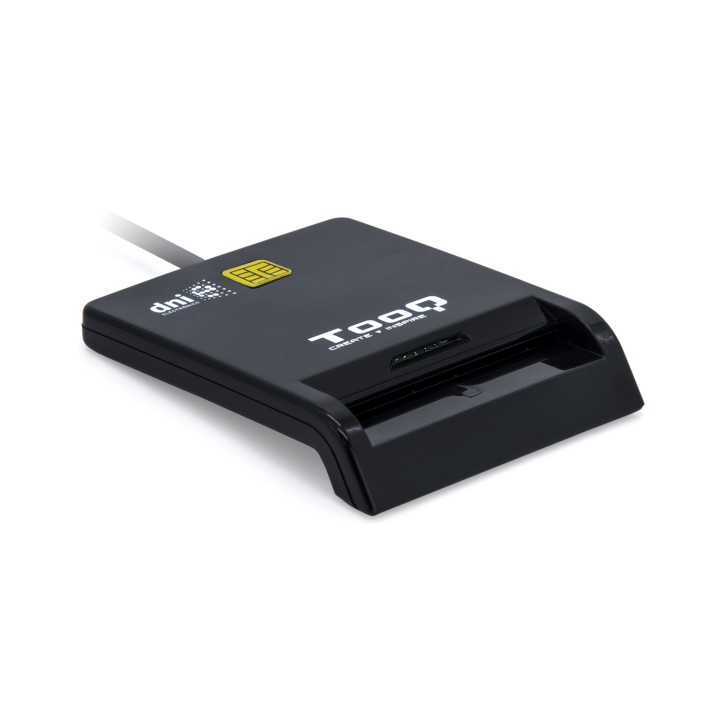 Lector Tarjetas TooQ DNIe USB-C 2.0 Negro (TQR-211B)