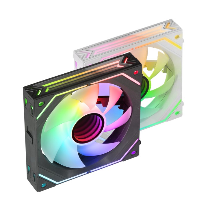 Ventilador Mars Gaming ARGB 120mm N/B (MFLINKFINITY)