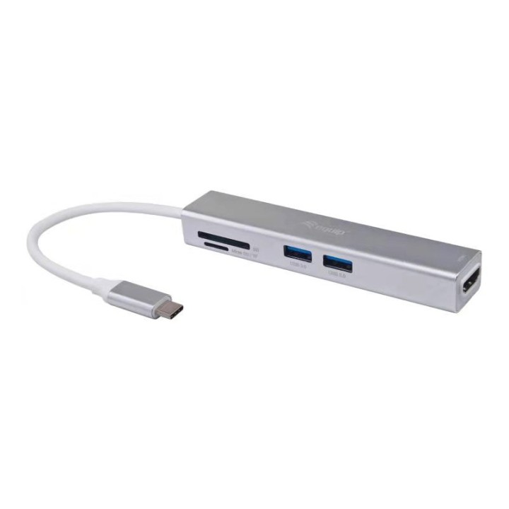 Adaptador EQUIP USB-C a HDMI/USB-A/Lector (EQ133480)