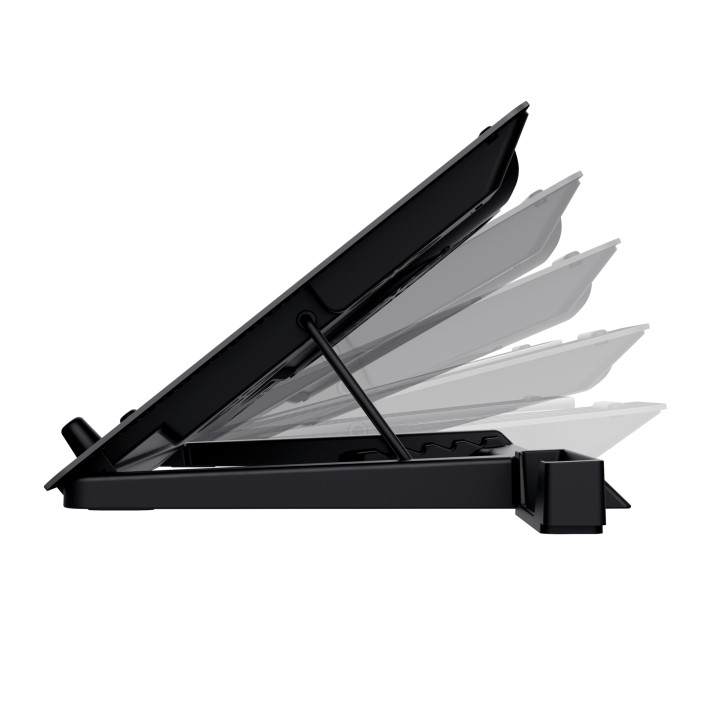 Soporte Trust GXT 1125 LED 17" 5 Ventiladores (23581)