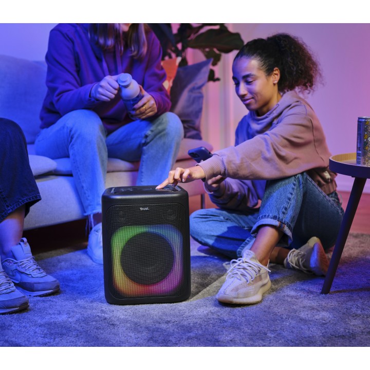 Altavoz Trust Azura RGB USB 3.5mm BT 100W Negro (25280)