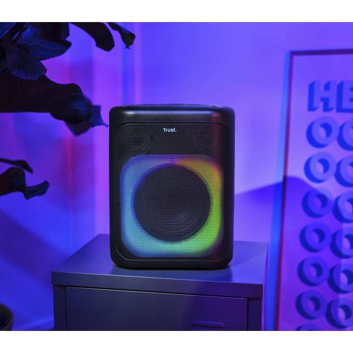 Altavoz Trust Azura RGB USB 3.5mm BT 100W Negro (25280)